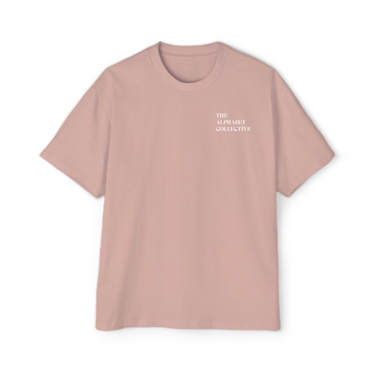 ABC Oversized Tee (Salmon Pink)