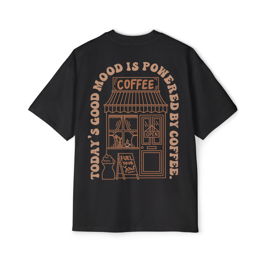 Coffeehouse Oversized Tee (Black)