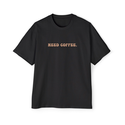 Coffeehouse Oversized Tee (Black)