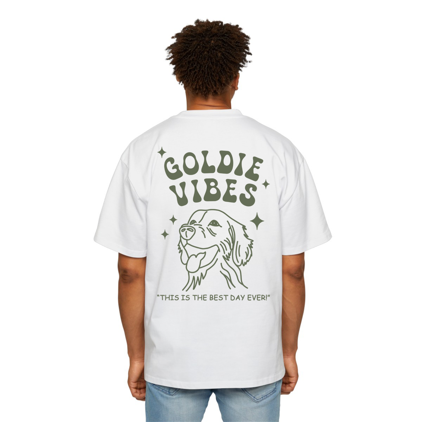 Goldie Oversized Tee (White)