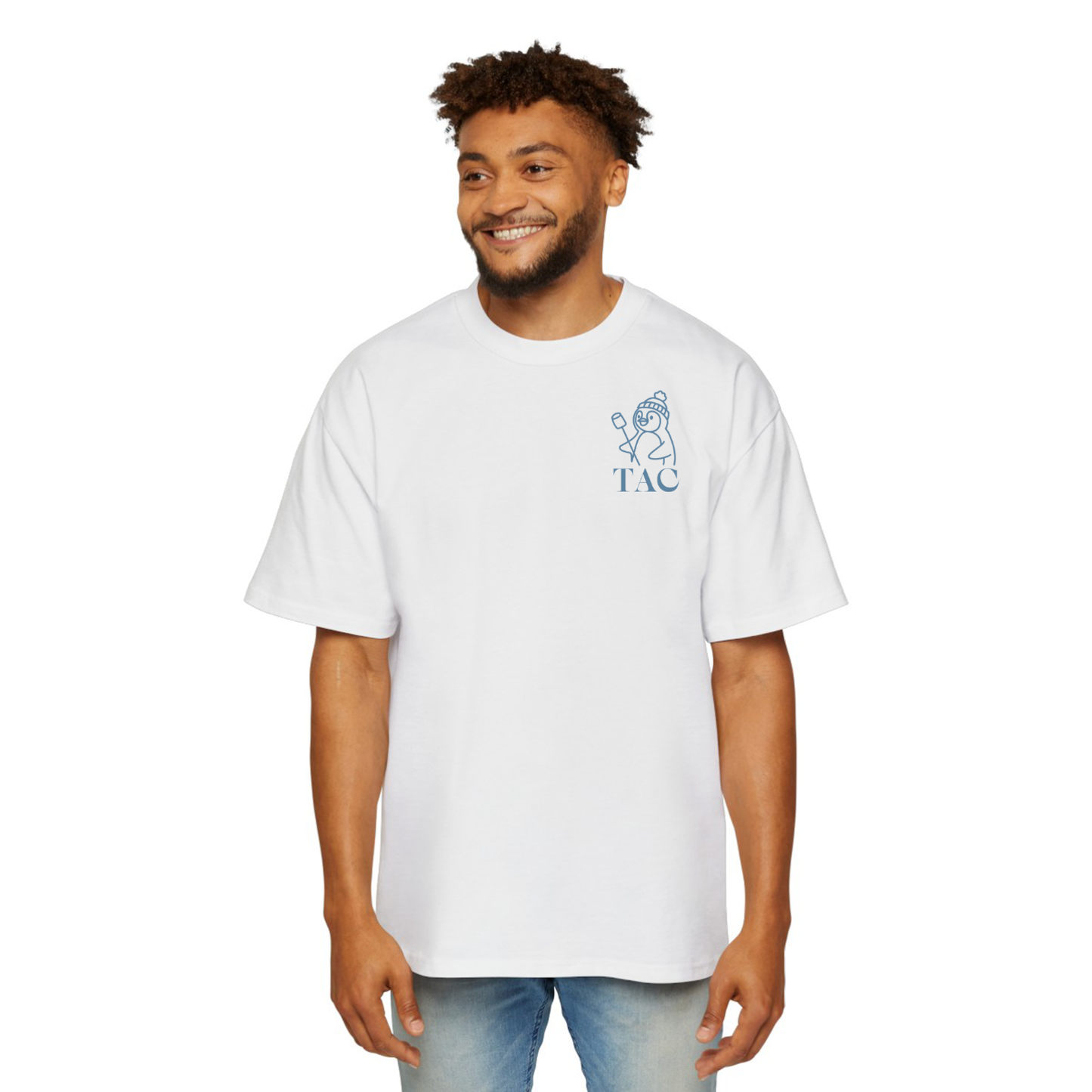 Penguin Oversized Tee (White)